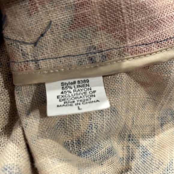 Bonnie & Norma Linen Blend Cottage core Blazer/Jacket - Picture 6 of 11